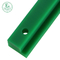 Зеленые пластиковые части передачи рельса клина для отвода цепи CNC подвергая механической обработке